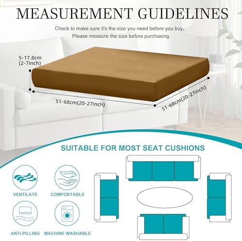 12 Pcs Outdoor Cushion Covers, Patio Sofa Cushion Covers Replacement - Image 2