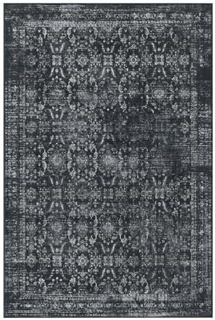 Rugxara Black 10x14 Area Rugs for Living Room Bedroom Large Washable Rug - Image 5