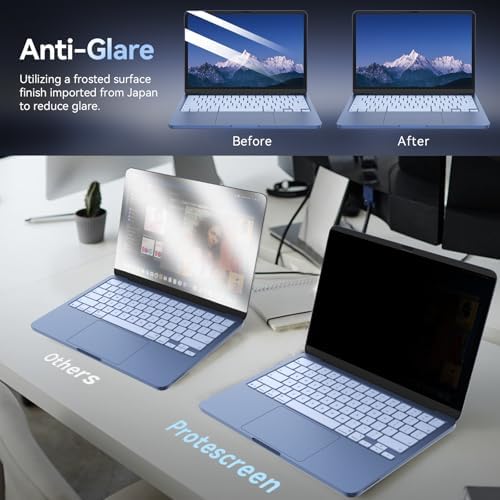 Magnetic Privacy Screen Protector Compatible with MacBook Neo 13 Inch (2026, A18 Pro), Removable Anti Spy Blue Light Glare Shield Laptop Private Security Filter for 13in Mac Computer - Image 5