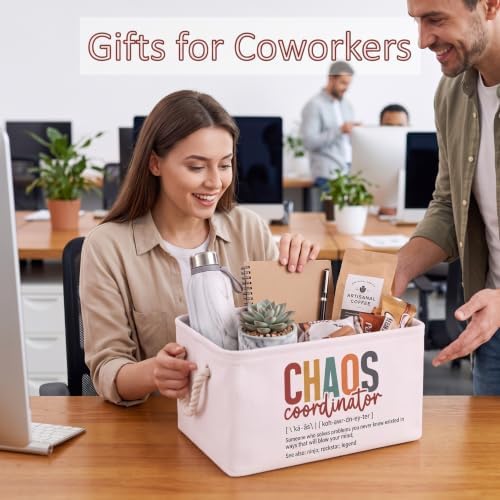 Marsui 1 Pcs Chaos Coordinator Gifts Basket for Women, White - Image 4