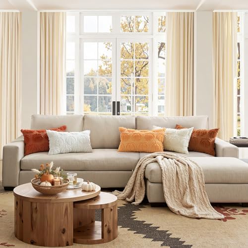 MIULEE Fall Pillow Covers Pumpkin Fall Decor Lumbar 12x20 Pumpkin - Image 5