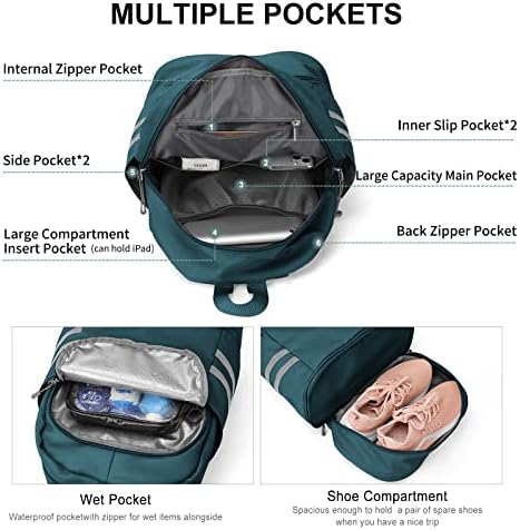 SYCNB Gym Backpack for Women with Shoes Compartment,Sports Backpack - Image 3