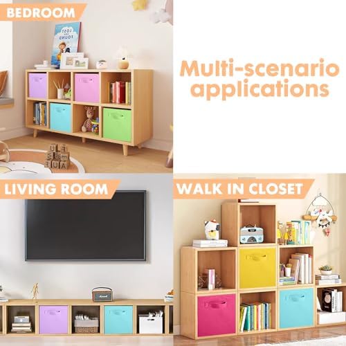 ShellKingdom Storage Bins, Foldable Fabric Storage Cubes And Cloth Storage - Image 5