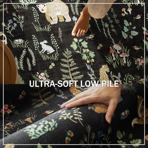 Machine Washable Kitchen Runner Rugs: 2'6"x8' Hallway Runner Stain Resistant Non Slip Low Pile Soft Carpet Runners for Hallways Indoor Entryway Kitchen Living Room Bedroom Bathroom Farmhouse - Image 5