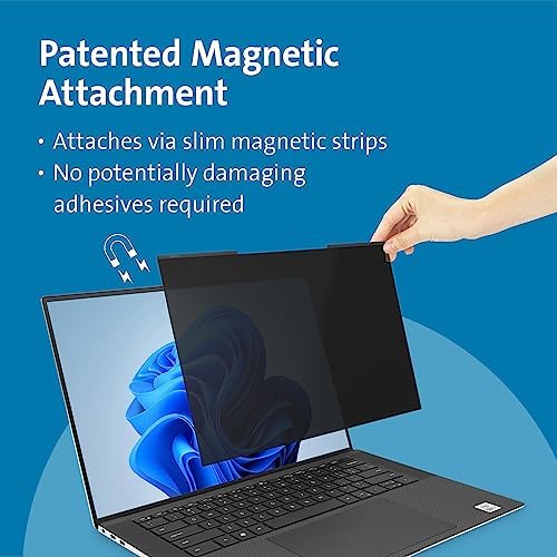 Kensington MagPro™ Magnetic Laptop Privacy Screen 13.3 inch, Removable 16:10 Laptop Privacy Filter, Anti-Glare, Blue Ray Reduction, Compatible with HP/Dell/Acer/Asus/Samsung/Lenovo (K55253WW) - Image 2