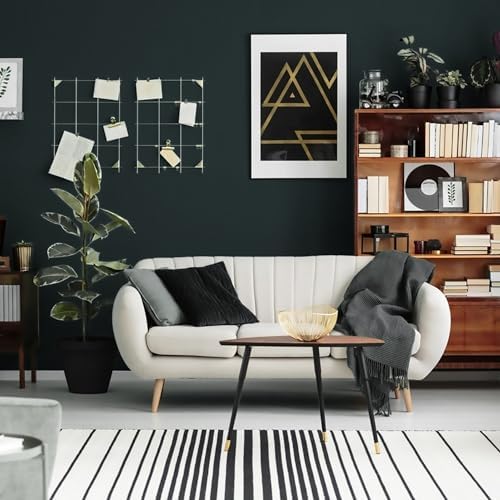 Green Wallpaper Peel and Stick Dark Green Wallpaper for Bedroom Bathroom Self Adhesive Removable Wallpaper Solid Color Contact Paper for Cabinet Kitchen Room Decor Vinyl Upgraded 17.3" x 394" - Image 4