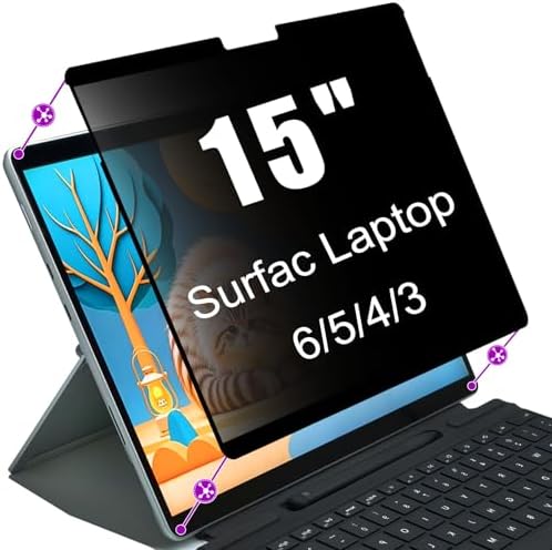 Privacy Screen for Surface Laptop 15 Inch (6/5/4/3) by Ceydebne