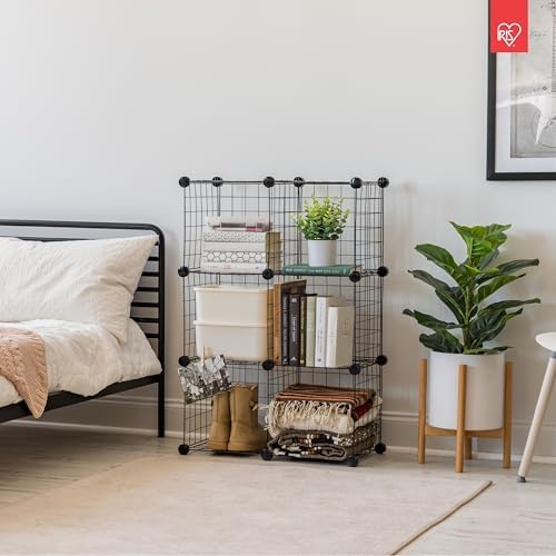 IRIS USA 6-Cube Modular Wire Cube Storage Organizer - Image 2