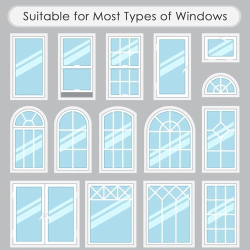 DKTIE Static Cling Decorative Window Film Easy to Install 35.4" x 78.7" - Image 5