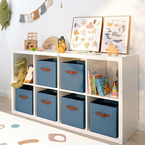GRANNY SAYS 11 Inch Storage Cube Organizers, Light Blue, 6-Pack - Image 5