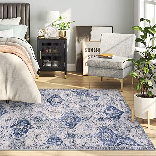Lahome Moroccan Washable Small Area Rug, 3x5 Rugs for Bedroom Living Room - Image 5