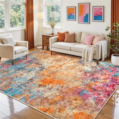 Aelenmu 6x9 Area Rugs for Living Room Washable Bedroom Dining Room Colorful by Aelenmu