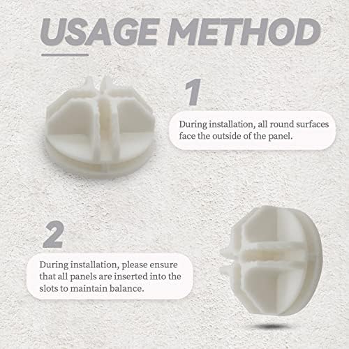 Bonsicoky 32 Pcs White Plastic Connector for Wire Grid Cube - Image 4