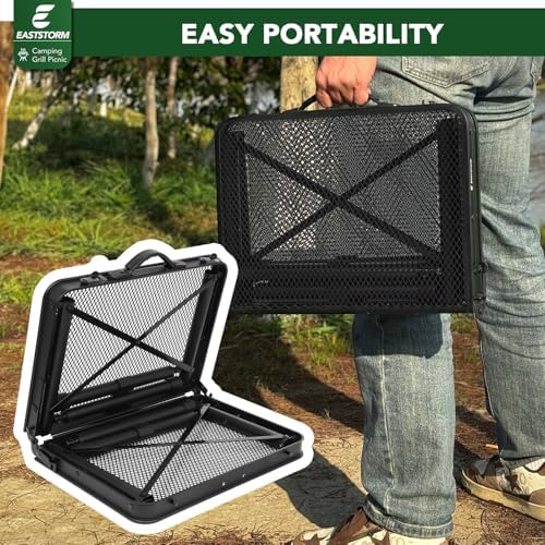 E EASTSTORM 2 Ft Folding Camping Table with Mesh Bag, Small Grill Table - Image 5