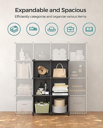 SONGMICS 6 Cube Storage Organizer, DIY Closet Shelf - Image 6