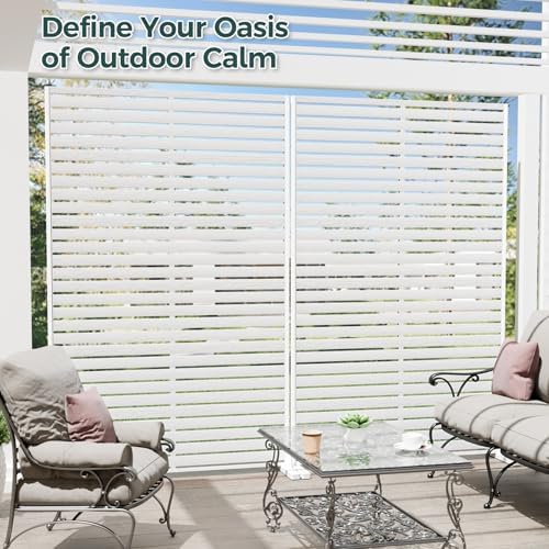 72" Privacy Screen Outdoor Privacy Fence Panel for Patio - Image 2