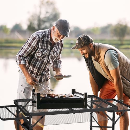 WildFinder Folding Table with 2 Wing Panels, 3x2 FT Foldable Camping Table - Image 2