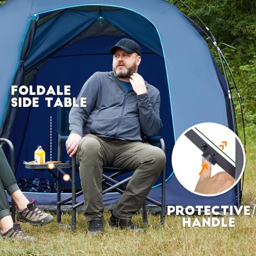 TIMBER RIDGE Aluminum Oversized Camping Chair, Support 400lbs - Image 6
