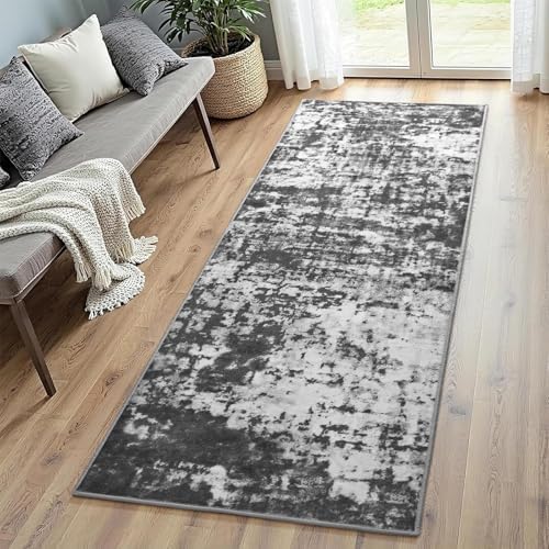 2x6 Washable Runner Rug Non Slip Runners for Hallway Kitchen Runner by Enqinar