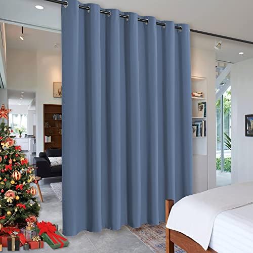 RYB HOME Privacy Curtain for Sliding Glass Door Locker Room Basement Closet by RYBHOME