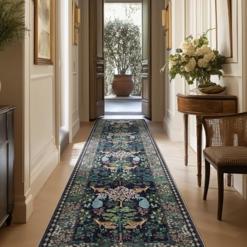 Washable Runners for Hallways Kitchen Rug: 2'x10' Runner Rugs Stain Resistant Non Slip Low Pile Soft Carpet Runners Rug for Bedroom Entryway Indoor Beside Bathroom Laundry Room - Image 5