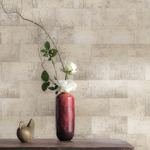 Art3d 102-Pack Peel and Stick Backsplash, Stick on Subway Tile, Stone Beige - Image 4