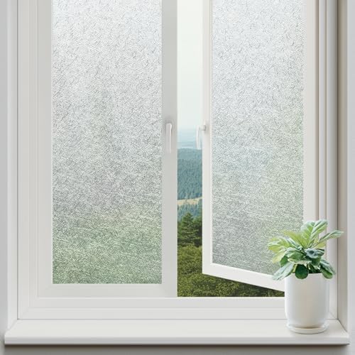 rabbitgoo Window Privacy Film Frosted Glass Film Decorative, 23.6" x 118.1" by rabbitgoo