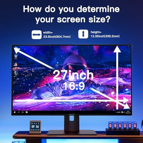 27'' Magnetic Hanging Computer Privacy Screen for 16:9 Widescreen Monitor - Image 2