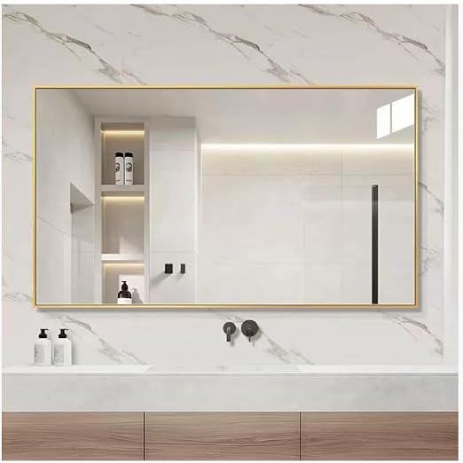 Gold Border Trim Peel and Stick Flexible PVC Wall Molding Trim Tape Self Adhesive Mirror Like Metallic Decorative Trim for Wall, Mirror, Door, Wardrobe (1/4 in X 16.4 FT, Gold) - Image 4