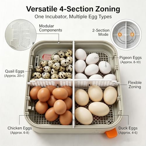 Divider Panels for Maticoopx 30 Egg Incubator – 2-Pc Interlocking Grid - Image 2