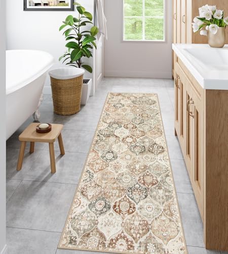 Lahome Moroccan Hallway Rug, 2'5''x8' Kitchen Runner Rugs Non Skid Washable - Image 6