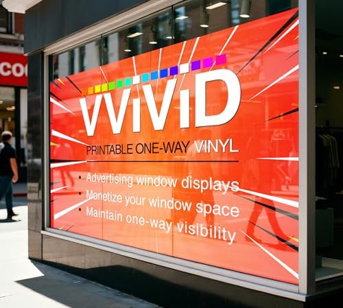 VViViD One-Way Perforated Vinyl Privacy Window Film Adhesive Glass Wrap Roll (3ft x 54 inches) - Image 3