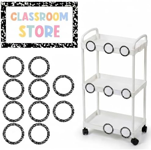 Gerrii Classroom Management Tool Classroom Store 3 Tier White by Gerrii