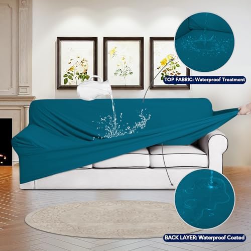 PureFit Waterproof Couch Cover Slipcovers for Couches and Sofas - Image 3
