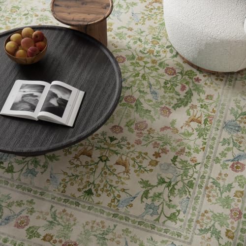 3x5 Small Area Rugs for Entryway: Machine Washable Rug Stain Resistant Non Slip Low Pile Soft Faux Wool Lightweight Entry Rug for Bedroom Living Room Kitchen Bathroom Laundry Office Front Door Indoor - Image 4