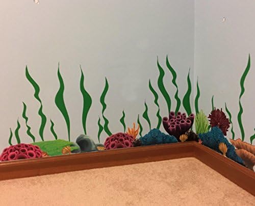 Coral Reef Wall Decals Underwater Ocean Kids Wall Decor Stickers, Under The Sea Girls Boys Toddler Teen Bedroom, Baby Nursery, Bathrooms, Living Room, Playroom (Coral Reef) - Image 6