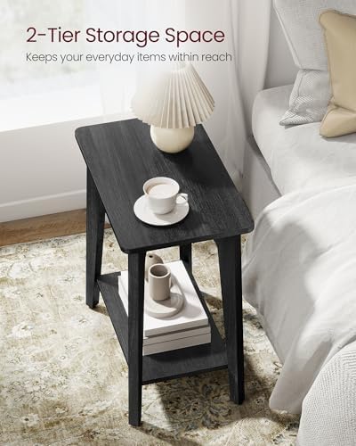 VASAGLE Side Table, 2-Tier Small Rectangular End Table, Nightstand - Image 4