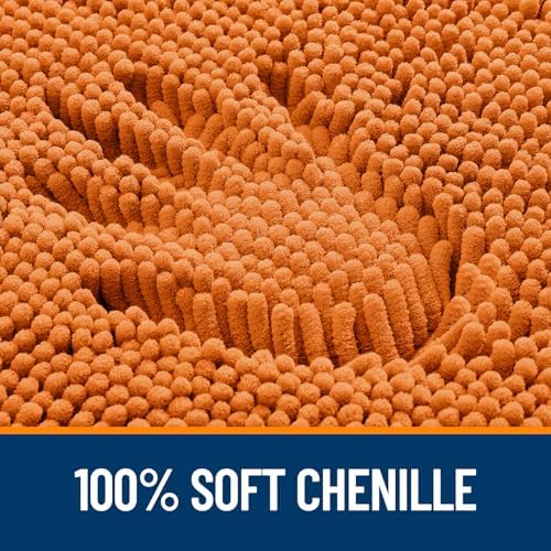 OLANLY Large Bathroom Rugs 44x32, Extra Soft Absorbent Chenille Bath Rugs - Image 3