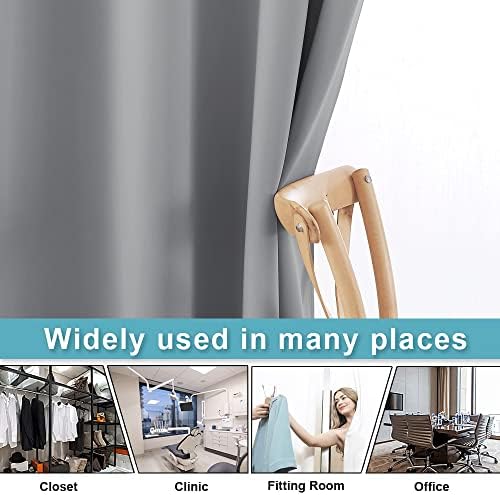 RYB HOME Blackout Room Divider Curtains Screen Partitions for Apartment - Image 5