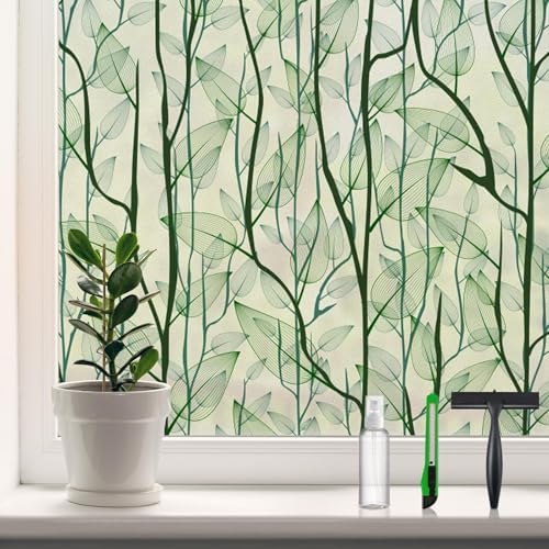 DKTIE Window Film Privacy Decorative Window Clings 29.5'' x 118.1'' by Dktie