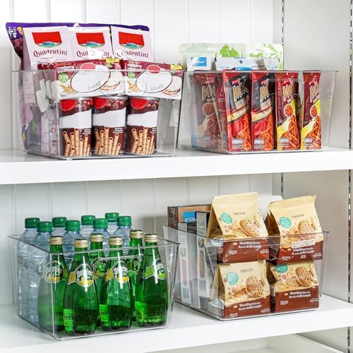 Vtopmart 20 Pack Extra Large Clear Storage Bins, 11x11 Cube Organizer - Image 7
