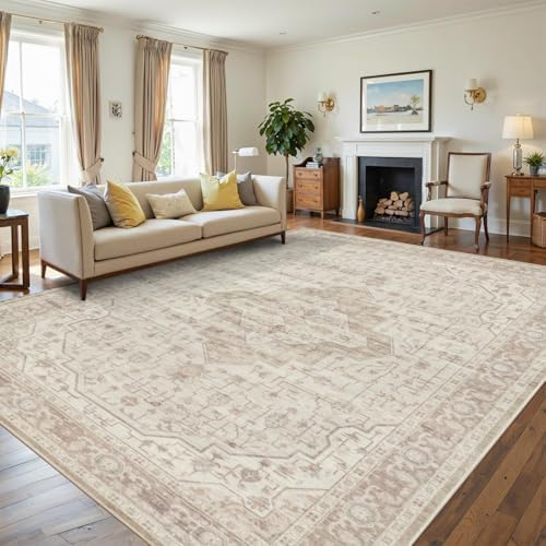 Rugxara 8x10 Area Rugs,Large Rugs for Living Room(Beige) by Rugxara