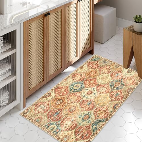 Lahome Kitchen Rugs Non Slip Washable Rugs for Entryway, 2x4 Rug Non-Slip by Lahome