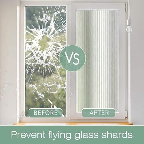 STATINT Reeded Glass Privacy Window Film,3D Frosted, 35.4in x 6.5ft - Image 6