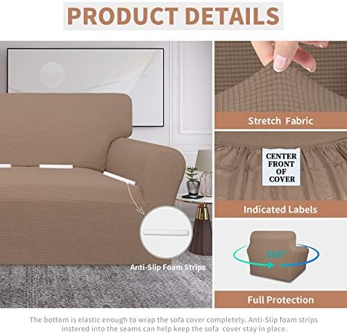 Easy-Going 100% Waterproof Chair Couch Cover, Stretch Jacquard Sofa Cover - Image 4