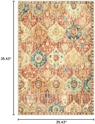 Lahome Moroccan Washable Rugs for Living Room, Soft 4x6 Rug for Bedroom - Image 2