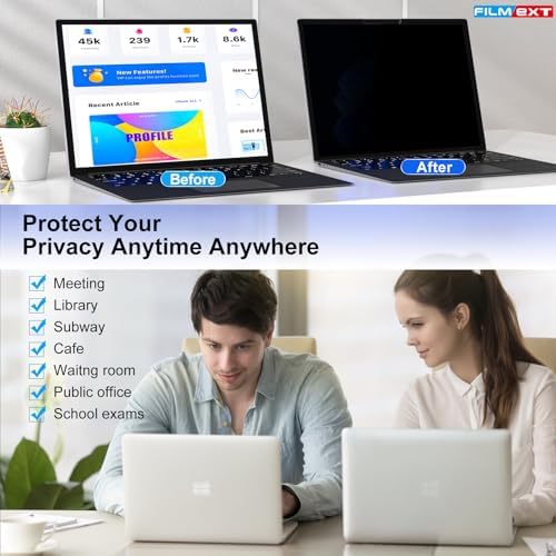 FILMEXT Privacy Screen for Microsoft Surface Laptop 13.8 inch 7th Gen - Image 3