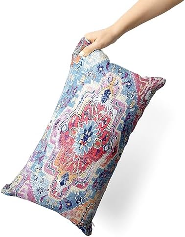 Snycler Antique Boho Hereke Rug Print Boho Throw Pillow Cover 12x20 Inch Set of 2 Double Sided Decorative Soft Throw Pillow Case Cushion Case for Home Decor Living Room Bed Couch Car - Image 3
