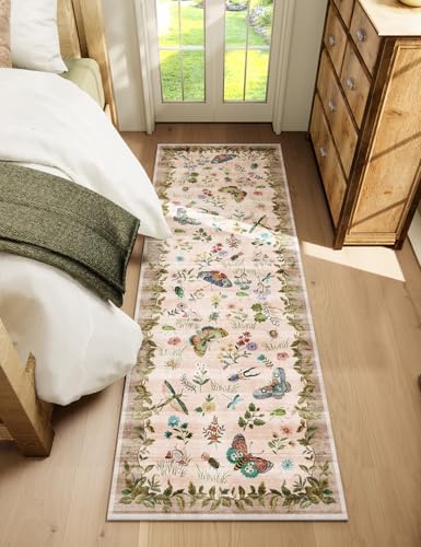 Machine Washable Hallway Runner Rugs: 2'6"x8' Kitchen Runner Stain Resistant Non Slip Low Pile Soft Carpet Rug Runners for Hallways Indoor Entryway Kitchen Laundry Room Bedroom Bathroom Farmhouse - Image 6