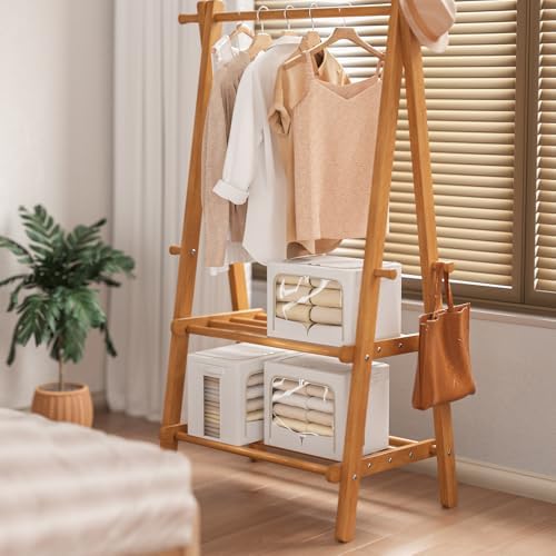 FHSQX 3 Pack Clothes Storage Bins with Metal Frame - Image 5